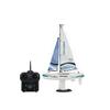 PLAYSTEAM Voyager 280 2.4GHz RC Motor Powered Sailboat in Blue - 17.5" Tall view 2