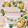 110PCS Graduation Decorations Class of 2023 - Graduation Party Decorations 2023 Green Balloon Arch Garland Kit Congrats Grad Decor SuppliesNo Air Pump,No Banner view 2