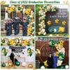 110PCS Graduation Decorations Class of 2023 - Graduation Party Decorations 2023 Green Balloon Arch Garland Kit Congrats Grad Decor SuppliesNo Air Pump,No Banner view 3