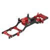 BAIJAC Metal RC Body Chassis Frame Kit Fits for WPL C14 C24 MN D90 99s Car Upgrade Truck Car Spare Parts Wheelbase Assemble Shell Frame (Color : Red for WPL) view 1