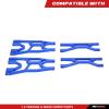 RCAWD Suspension Arms A-Arms Set for X-Maxx 1/5 1/6 Upgrades, Upper & Lower, Front & Rear, Left & Right, Hop Ups Parts for #7729, #7730, # 77086-4 Blue view 2