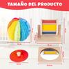 Montessori Baby Toys Play Kit - Mirror, Peekaboo, Knob Puzzle, Spinning Drum, Rainbow Ball - 6-12 Months Toddlers view 3