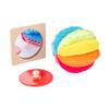 Montessori Baby Toys Play Kit - Mirror, Peekaboo, Knob Puzzle, Rainbow Fabric Ball - For 6-12 Months Toddlers view 1