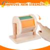 Montessori Baby Toys Play Kit Montessori Mirror Peekaboo Knob Puzzle, Medium Spinning Drum and Rainbow Fabric Ball Kit Toys for 6-12Months Toddlers view 4
