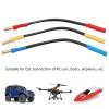 RiToEasysports 3Pcs Rc Motor Cable,4Mm Rc Banana Plug Connector Extension Cable for Rc Car, Boat, Aircraft and Other Motor Esc Connection Car Model Accessory view 3