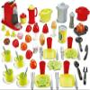 Ecoiffier Jouets 2698-70-Piece Dining Set - Solid and Practical for Storage - Imitation Game - from 18 Months - Made in France view 3