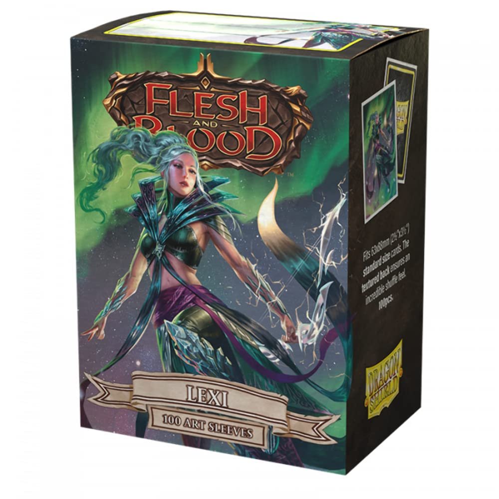 Arcane Tinmen Dragon Shield Sleeves  Flesh and Blood: Lexi 100 CT - MTG Card Sleeves are Smooth & Tough - Compatible with Pokemon & Magic The Gathering Card Sleeves (AT-16041)