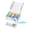 Hey Clay Dinos Set-Colourful Modeling Kids-Air Dry Clay Kit 15 cans and Sculpting Tools with Fun Interactive Instructions App view 2