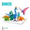 Hey Clay Dinos Set-Colourful Modeling Kids-Air Dry Clay Kit 15 cans and Sculpting Tools with Fun Interactive Instructions App view 3