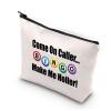 BDPWSS Funny Bingo Gifts Bingo Cosmetic Bag Bingo Player Gift Come On Caller Make Me Holler Bingo Pouch Bag For Bingo Gambler Gifts (Make me holler) view 1