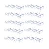 SEETOOOGAMES Poker Chip Tray Rack - Clear Acrylic Casino Chip Holder - Chips Storage Display Case for Texas Hold'em, Blackjack, Gambling, Poker Clubs, Parties or Home Casino Nights - 10 Pack view 1