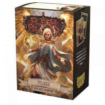 Arcane Tinmen Dragon Shield Sleeves  Flesh and Blood: Prism 100 CT - MTG Card Sleeves are Smooth & Tough - Compatible with Pokemon & Magic The Gathering Card Sleeves, Clear (AT-16043)