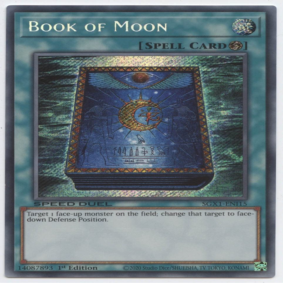 Book of Moon - SGX1-ENI15 - Secret Rare - 1st Edition