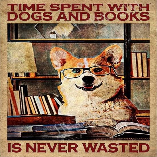 1000 Pieces Jigsaw Puzzle Retro Dog Dog Lover Book Dog Lover Gift. Corgi Wooden Puzzles for Adults and Kids Development Toys Games Toys Gift