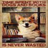 1000 Pieces Jigsaw Puzzle Retro Dog Dog Lover Book Dog Lover Gift. Corgi Wooden Puzzles for Adults and Kids Development Toys Games Toys Gift view 1