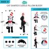 Dr Seuss Cat in The Hat Kids Bedding Super Soft Plush Cuddle Pillow Buddy, One Size, By Franco view 4