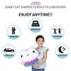 DreamWorks Gabby's Dollhouse Cakey Kids Bedding Super Soft Plush Cuddle Pillow Buddy, By Franco, 17.5" x 15" x 5" view 3