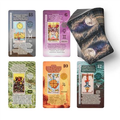 Witchy Cauldron Tarot Cards for Beginners, Learning Tarot Cards with Meanings on Them, for Beginners, Training Deck