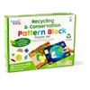 hand2mind Recycling and Conservation Pattern Block Puzzle Set, Tangram Puzzle, Geometric Shapes for Kids, Pattern Blocks Cards, Pattern Play, Toddler Battern Blocks, Kindergarten Learning Activities view 2