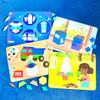 hand2mind Recycling and Conservation Pattern Block Puzzle Set, Tangram Puzzle, Geometric Shapes for Kids, Pattern Blocks Cards, Pattern Play, Toddler Battern Blocks, Kindergarten Learning Activities view 4