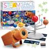 4M - STEAM Space Exploration - Build & Paint Solar System Planetarium Model, Assemble Space Toys Projector with Slides, Includes Glow Stars & Poster - Educational Science Planet Toys Kit, Kids Ages 5+ view 1