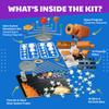 4M - STEAM Space Exploration - Build & Paint Solar System Planetarium Model, Assemble Space Toys Projector with Slides, Includes Glow Stars & Poster - Educational Science Planet Toys Kit, Kids Ages 5+ view 3