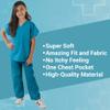 ACTIVE UNIFORMS Kids Scrubs Set Super Soft Children Scrub Set Kids Doctor Dress up (4, Teal) view 4