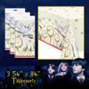 Unique Harry Potter 3 Count Tablecovers - Party Supplies with Hogwarts Castle Owl Stars Backdrop - Kid Theme Wizard Birthday Supply Decor, Set of Table Bulk Decoration Kit view 2