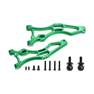 12pc Set Aluminum Front Lower Arms ARRMA 1/7 Fireteam Tactical Unit 6S BLX-ARA7618 RC Cars by GPM (Green)