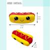 funnysquee Slow Rising Hot Dog Squishies Toy for Kids Birthday Gift,Cute Simulation Food Stress Relief Squishys Squishi Squeeze Toys view 2