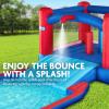 Sunny & Fun Slide N Splash Bounce House Inflatable Water Slide Park  Heavy-Duty for Outdoor Fun, Wide Slide & Splash Pool view 4