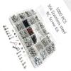 1000pcs Universal RC Screw Kit Screws Assortment Set, Hardware Fasteners for Traxxas Axial Redcat HPI Arrma SCX10 Losi 1/8 1/10 1/12 1/16 Scale RC Cars Trucks Crawler (1000pcs 304 Stainless Steel) view 3