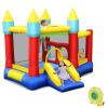 HONEY JOY Inflatable Bounce House, Blow up Moon Bounce for Kids w/Slide, Giant Jumpy Area, Ocean Ball Pit, Basketball Rim, Stakes, Jumping Bouncy Castle for Indoor Outdoor (with 480W Blower) view 1
