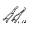 6pc Set Upgrades Aluminum Front Upper Arms ARRMA 1/7 Fireteam Tactical Unit 6S BLX-ARA7618 RC Cars by GPM (Gray) view 1