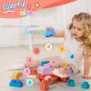 78 Pcs Top STEM Soft Building Block Sets for Kids Aged 18 months to 6 years.Mega Blocks for Baby.Large Construction Stacking Block Toys for Toddler to Improve ImaginationCreativityHands-on Ability view 3