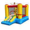 HONEY JOY Inflatable Bounce House, Blow up Moon Bounce for Kids w/Slide, Giant Jumpy Area, Stakes, Carry Bag, Toddler Indoor Outdoor Jumping Bouncy Castle for Backyard Playground (Without Blower) view 1
