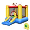 HONEY JOY Inflatable Bounce House, Blow up Moon Bounce for Kids w/Slide, Giant Jumpy Area, Stakes, Carry Bag, Toddler Indoor Outdoor Jumping Bouncy Castle for Backyard Playground (with 480W Blower) view 1