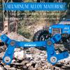 OGUNKE RC Aluminum Alloy Steering Bellcrank and Steering Link for 1/10 Arrma Senton 4X4 Granite 4X4 Typhon 4X4 Kraton 4X4 (Blue) view 3