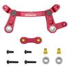 OGUNKE RC Aluminum Alloy Steering Bellcrank and Steering Link for 1/10 Arrma Senton 4X4 Granite 4X4 Typhon 4X4 Kraton 4X4 (Red) view 1