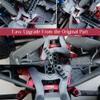 OGUNKE RC Aluminum Alloy Steering Bellcrank and Steering Link for 1/10 Arrma Senton 4X4 Granite 4X4 Typhon 4X4 Kraton 4X4 (Red) view 2