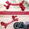 OGUNKE RC Aluminum Alloy Steering Bellcrank and Steering Link for 1/10 Arrma Senton 4X4 Granite 4X4 Typhon 4X4 Kraton 4X4 (Red) view 4