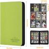 Foalgo Trading Card Binder, Card Collection Binder Album Folder with 540 Side Loading Pockets, 9 Pocket Trading Card Album Folder for TGC,MTG, Baseball Cards, Yugioh(Green) view 2