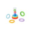 Montessori Interactive Stacking Rings and Balls for Babies 6-12 Months - Clear Tube Fun view 1