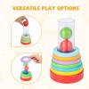 Montessori Interactive Stacking Rings and Balls for Babies 6-12 Months - Clear Tube Fun view 4