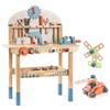 ROBOTIME Kids Tool Bench Set- Large Wooden Work Bench Construction Toys, Workshop w/Kid Toys Tool Set (41 Pieces) for Toddlers Boys Girls Age 3 4 5 6 7 view 1