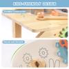 ROBOTIME Kids Tool Bench Set- Large Wooden Work Bench Construction Toys, Workshop w/Kid Toys Tool Set (41 Pieces) for Toddlers Boys Girls Age 3 4 5 6 7 view 4