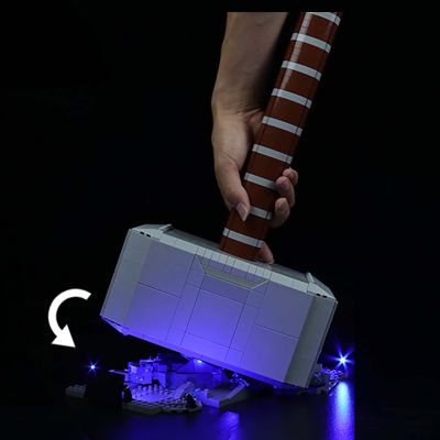 Brick Shine GC Light kit for Thor's Hammer 76209(Model Set is not Included) (Light Control)