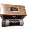 Brass Kaleidoscope with Wooden Box - Antique Finish - Kaleidoscope for Kids Friends Family Children by MSOVERSEASNAUTICAL (White) view 1