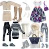 Eledoll Clothes Deluxe Fashion Pack for 11.5 inch - 12 inch Fashion Doll Four Seasons So Chic Set view 1