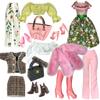 Eledoll Clothes Deluxe Fashion Pack for 11.5 inch - 12 inch Fashion Doll Four Seasons Antheia Set view 2